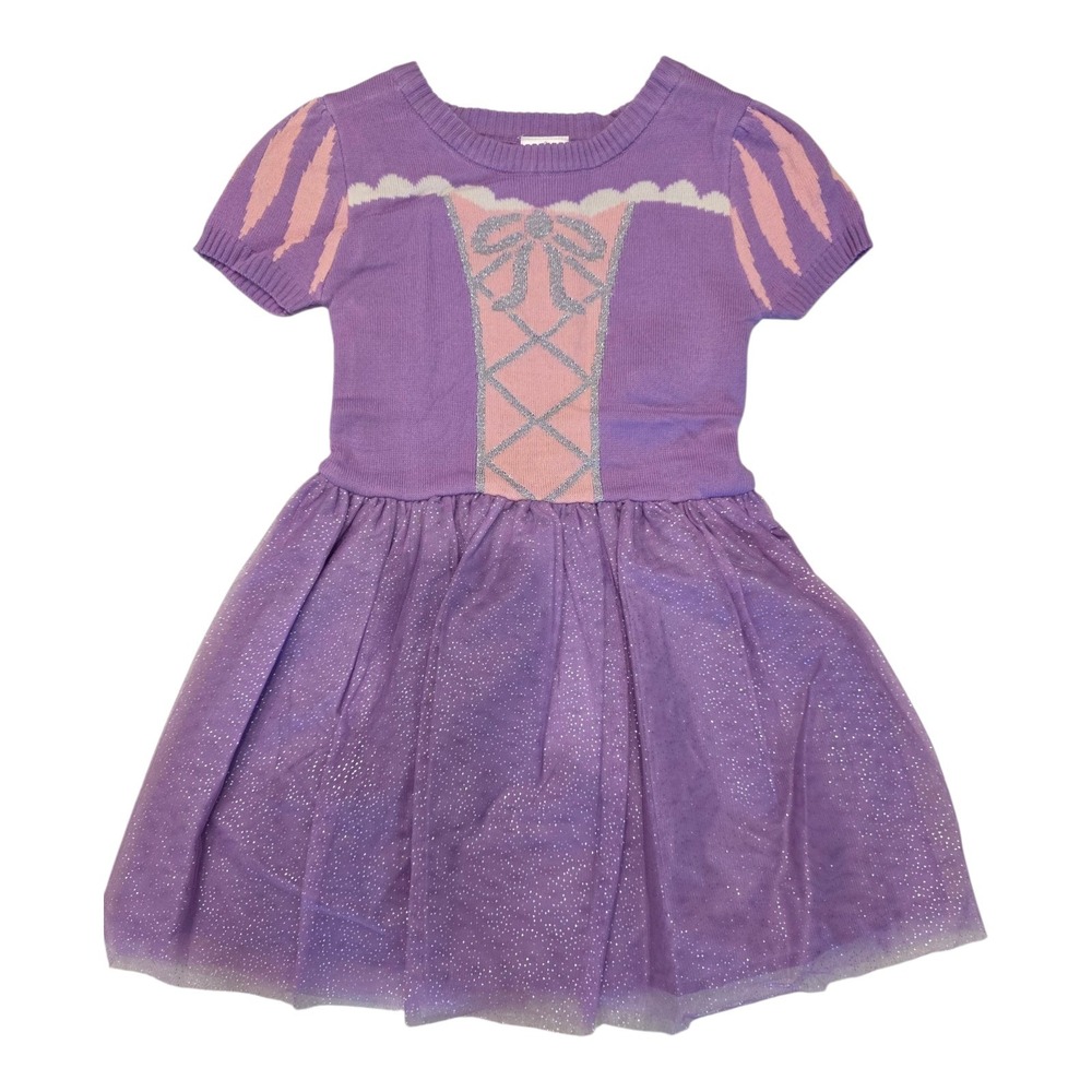 NWT Disney Princess Repunzel Dress Girls S 6/6X Purple